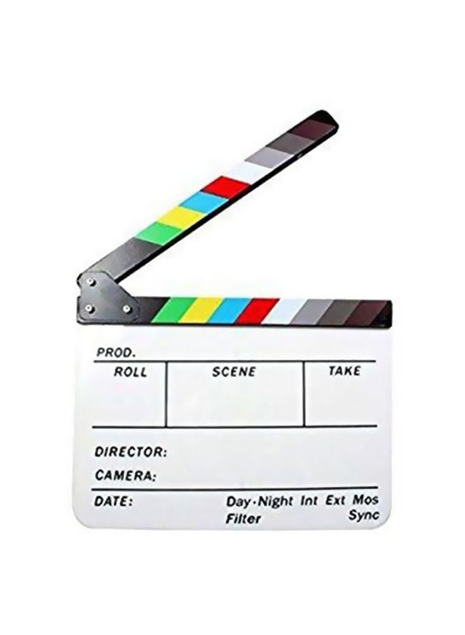 كول بيبي لوح كلاكيت جاف سهل المسح لتصوير الأفلام متعدد الألوان  - Image 1