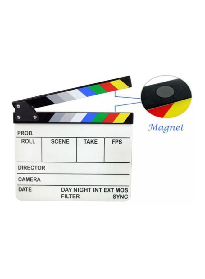 كول بيبي لوح كلاكيت جاف سهل المسح لتصوير الأفلام متعدد الألوان  - Image 2
