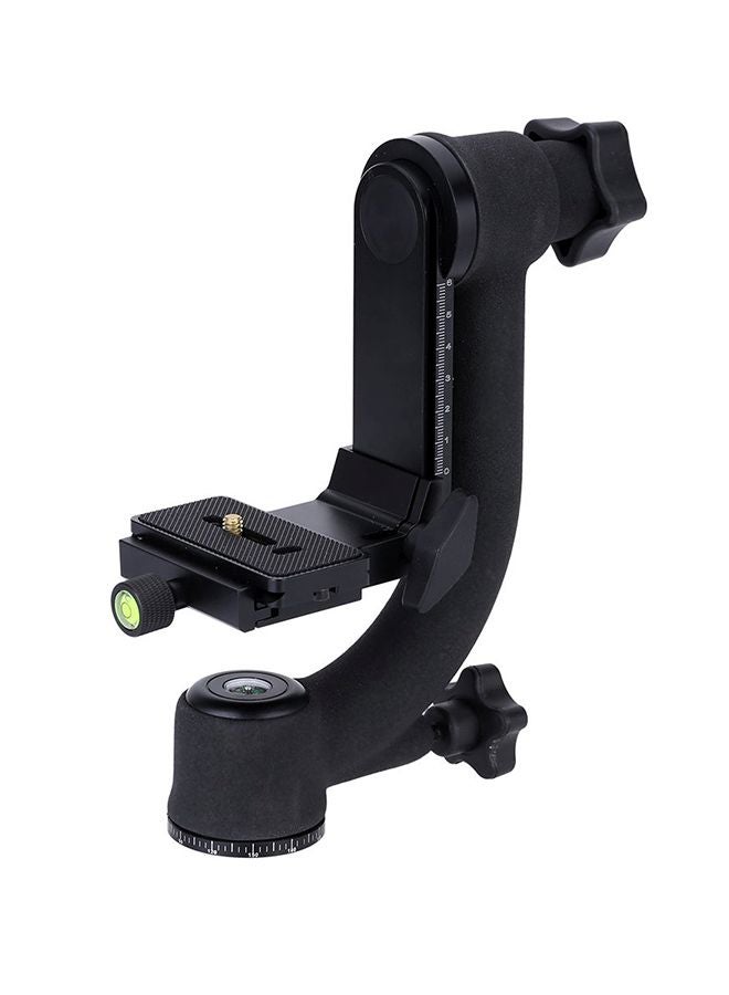 ANDOER Heavy Duty Metal Panoramic Gimbal Tripod With Arca-Swiss Standard Quick Release Plate For Canon/Nikon/Sony DSLR Camera Camcorder Black/White  - Image 2