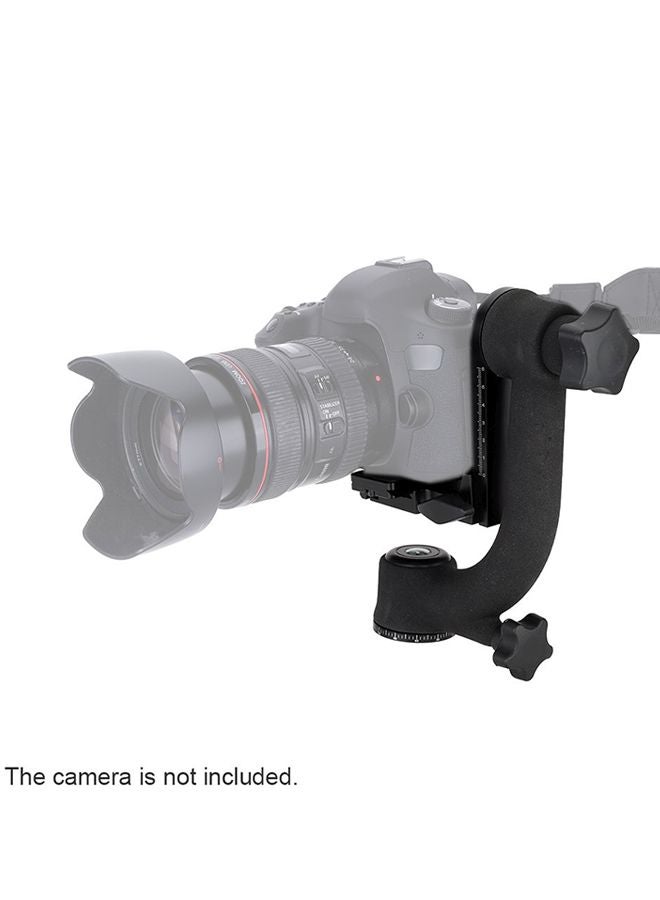 ANDOER Heavy Duty Metal Panoramic Gimbal Tripod With Arca-Swiss Standard Quick Release Plate For Canon/Nikon/Sony DSLR Camera Camcorder Black/White  - Image 5