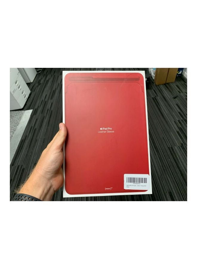 Apple Leather sleeve for 10.5‑inch iPad Pro red  - Image 5
