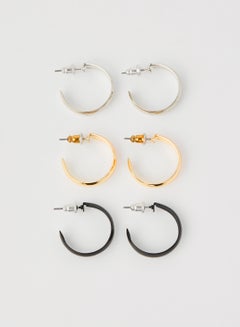 Black/Silver/Rose Gold