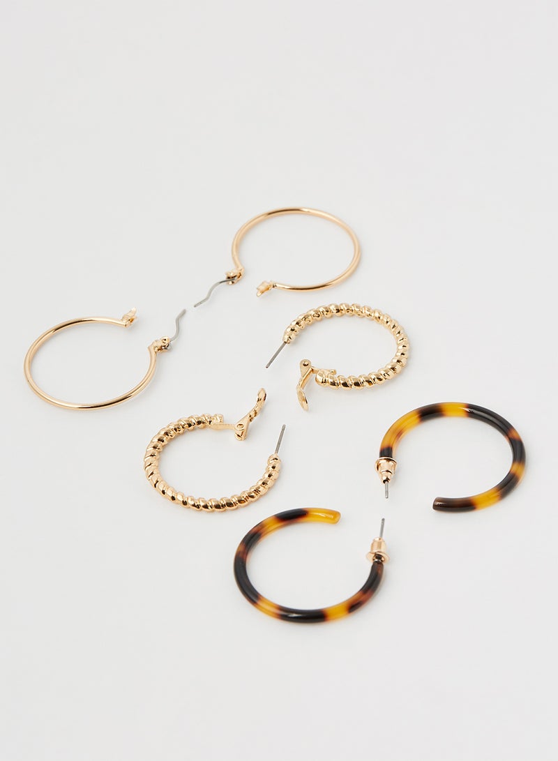 Accessorize - 3 Pair Fashionable Earrings - Image 1