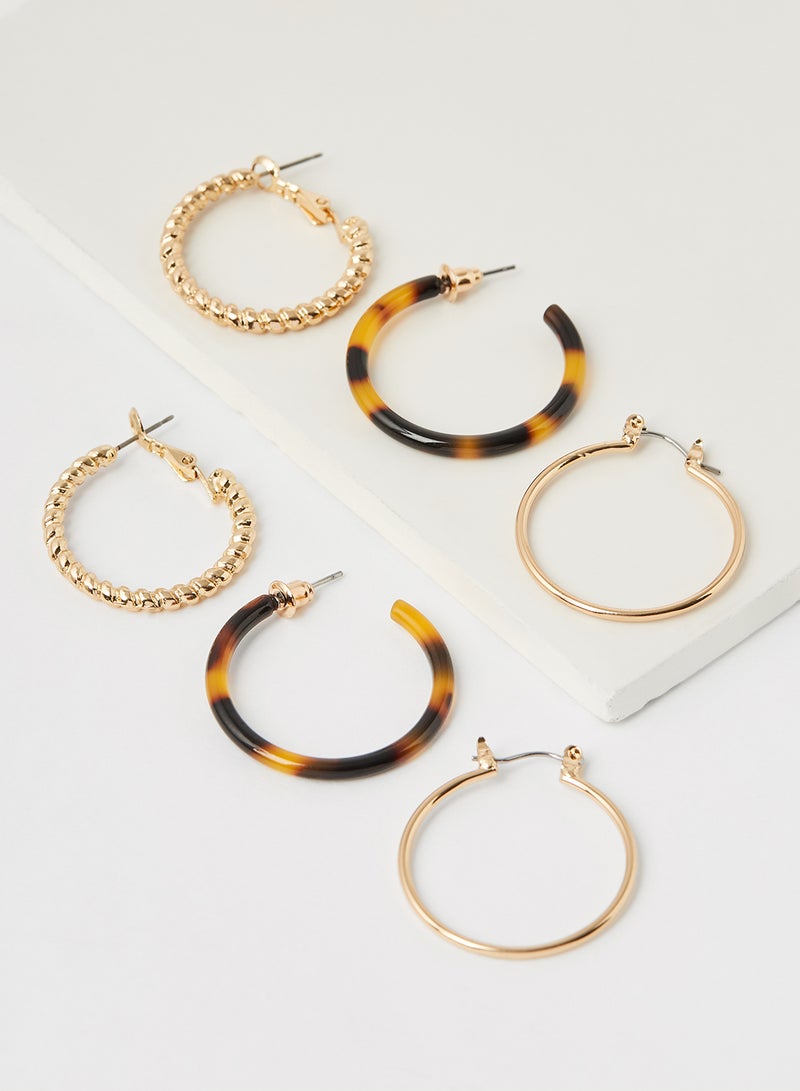 Accessorize - 3 Pair Fashionable Earrings - Image 1
