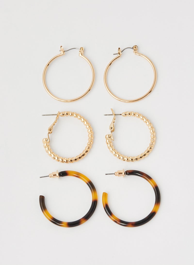 Accessorize - 3 Pair Fashionable Earrings - Image 1