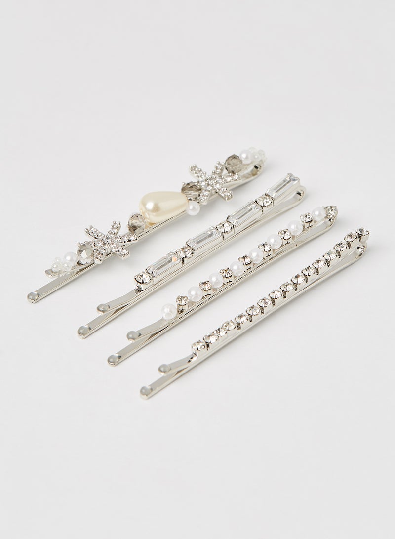 4-Piece Hair Jewellery Pin Set - v1617386843/N44971655A_2