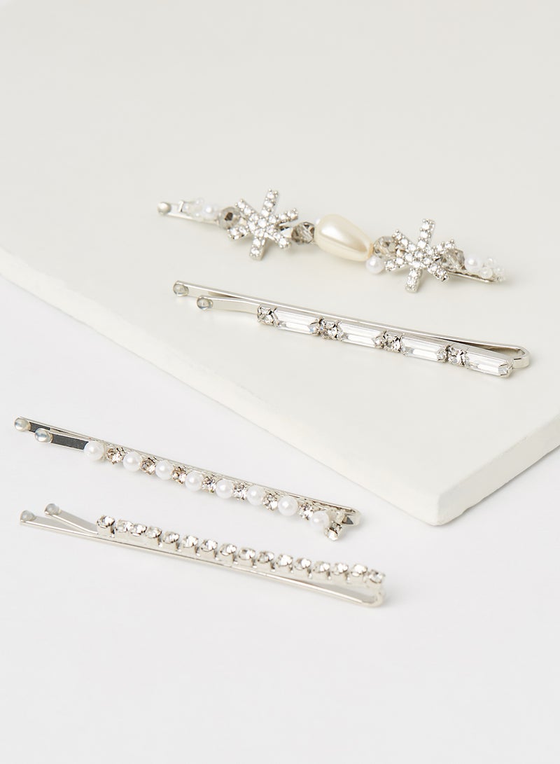 4-Piece Hair Jewellery Pin Set - v1617386843/N44971655A_3