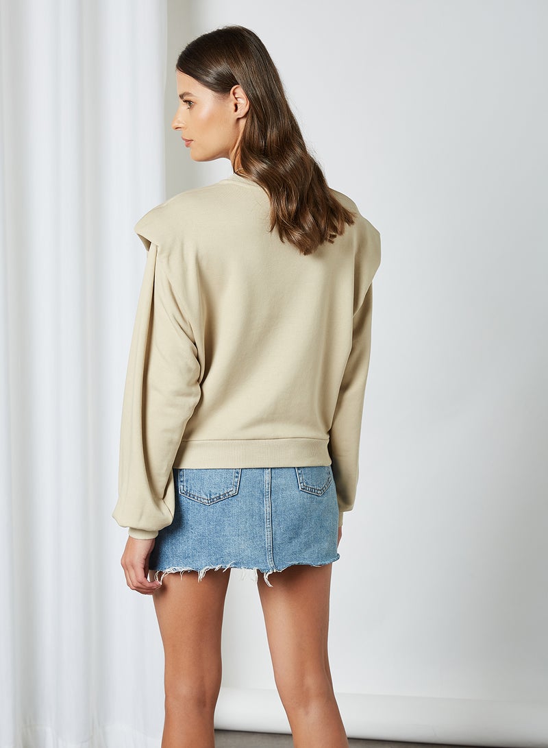 Long Sleeve Sweatshirt Beige - v1617388168/N45305757V_2