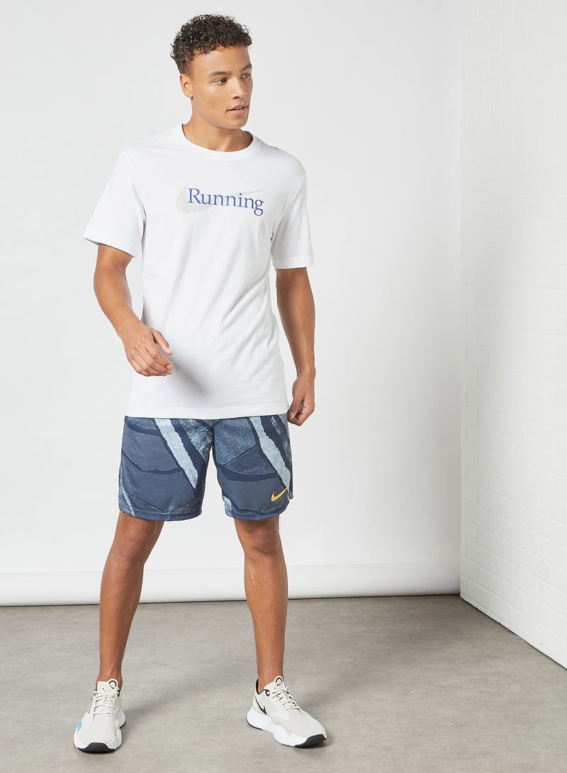 Nike - Running Short Sleeve T-Shirt White - Image 1