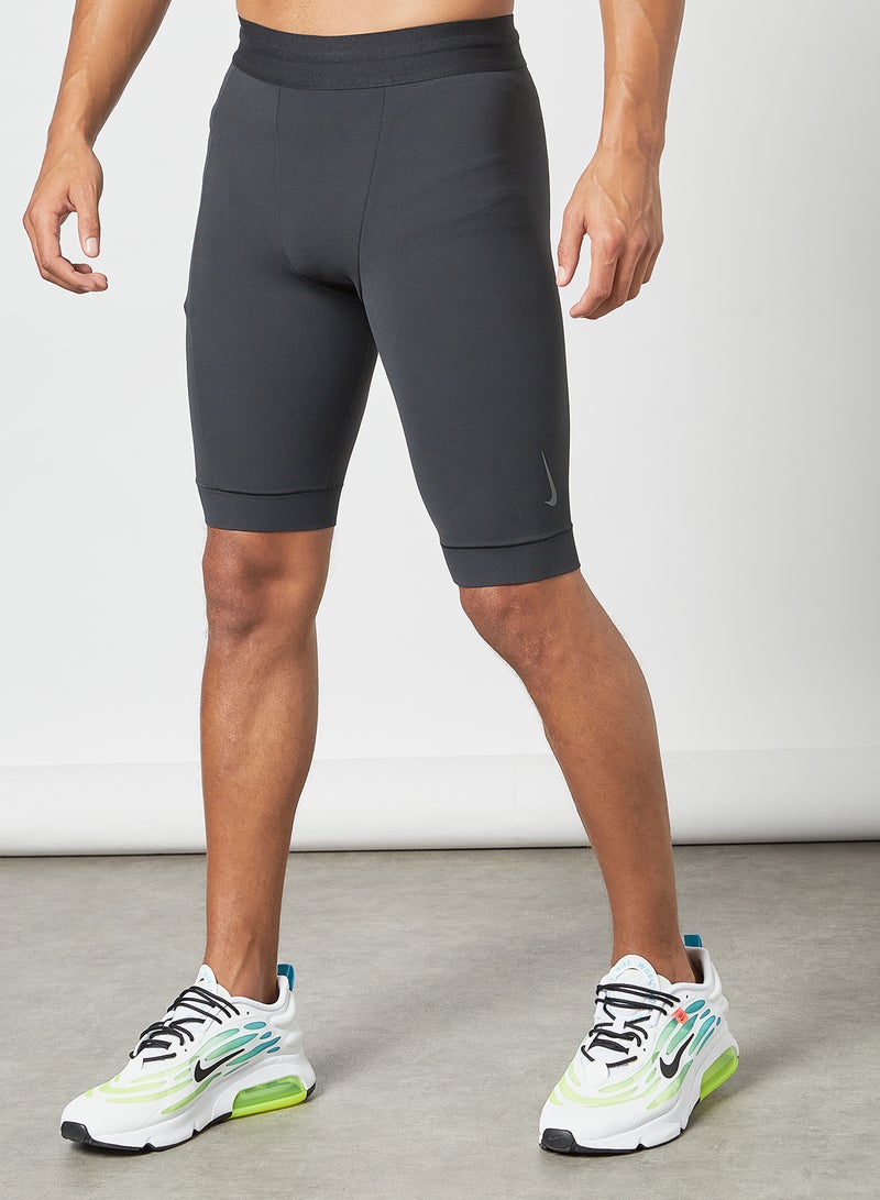 Nike - Dry Yoga Shorts Black/Iron Grey - Image 1