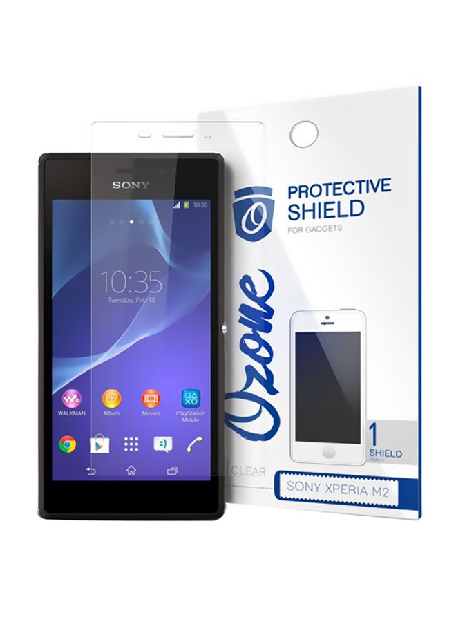 Ozone Crystal HD Screen Protector Scratch Guard For Sony Xperia M2 Clear