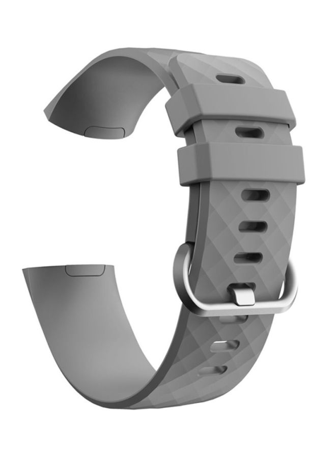 Replacement Strap Band For Fitbit Charge 3 Grey