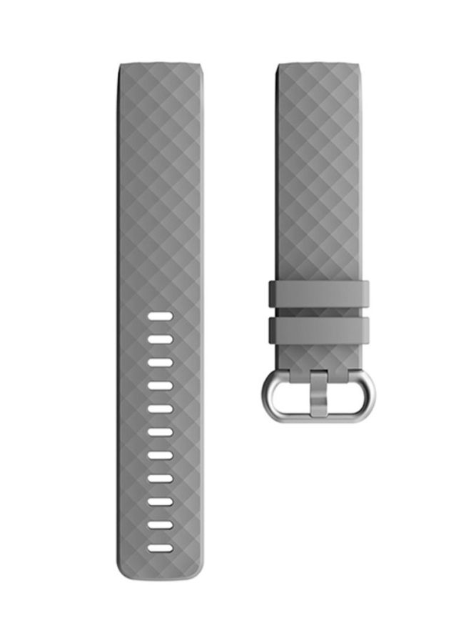 Replacement Strap Band For Fitbit Charge 3 Grey