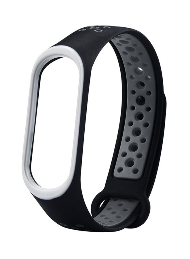 Voberry Replacement Band For Xiaomi Mi Band 3 Black/Grey - Image 1