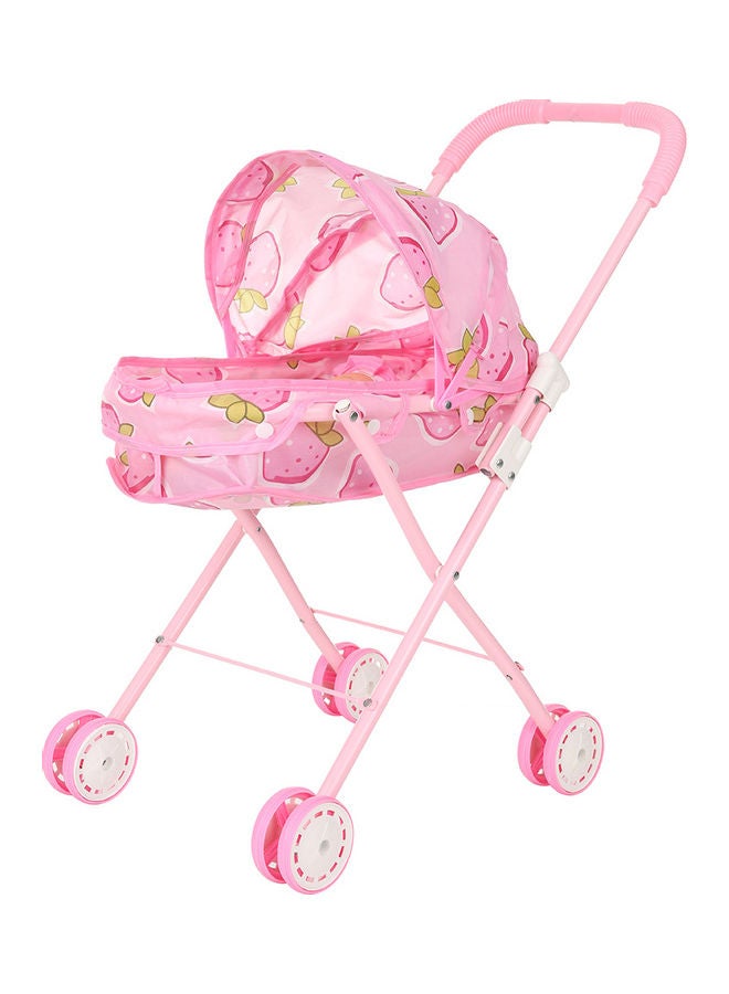 لعبة عربة أطفالٍ صغيرة لدمية بمقاس 12 بوصة - Image 1