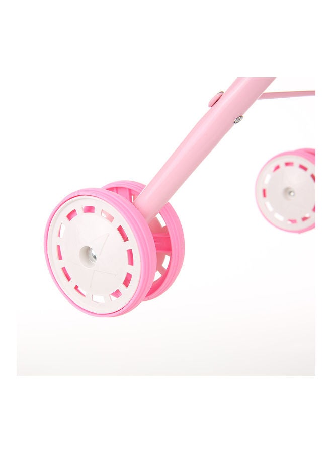 لعبة عربة أطفالٍ صغيرة لدمية بمقاس 12 بوصة - Image 2