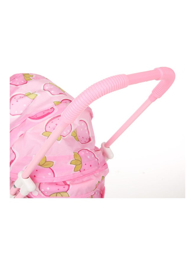 لعبة عربة أطفالٍ صغيرة لدمية بمقاس 12 بوصة - Image 3