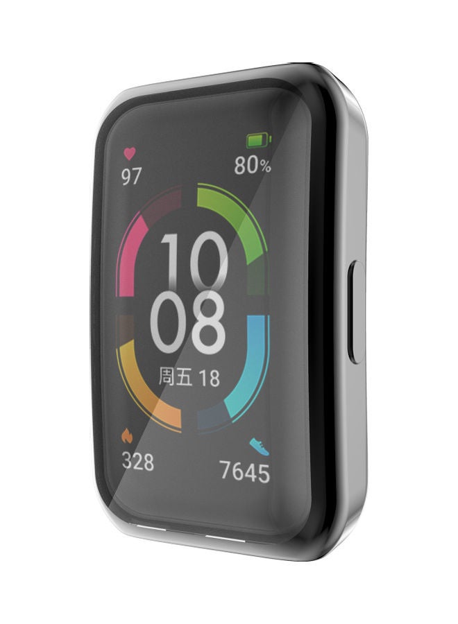 Smartwatch Protective Case Replacement For Honor Band 6 Black  - Image 3