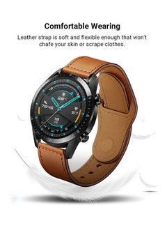 Generic Replacement Band For Huawei Watch GT 2/Honor MagicWatch 2 Brown  - Image 2