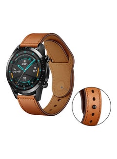 Generic Replacement Band For Huawei Watch GT 2/Honor MagicWatch 2 Brown  - Image 3