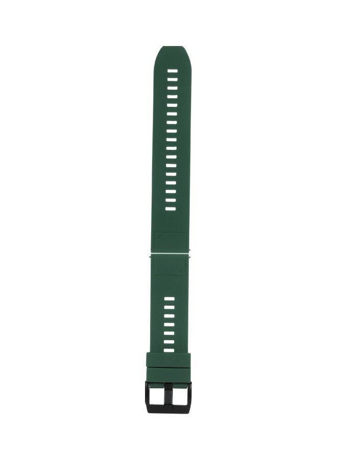 Generic - Replacement Silicone Smartwatch Band - 22mm Dark Green - Image 1