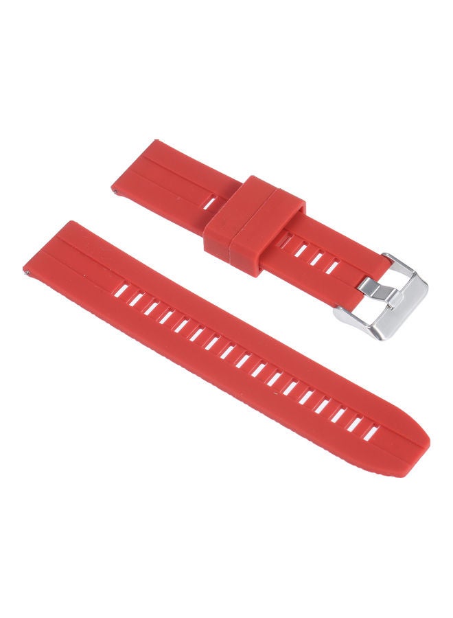 Silicone Replacement Strap Red - Image 1