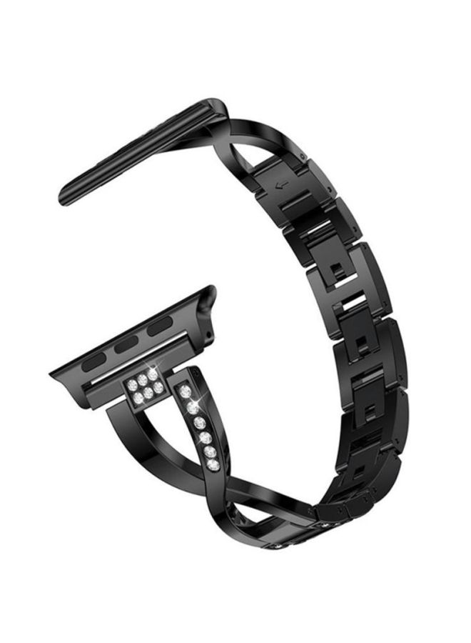 LNKOO Replacement Band For Apple Watch Series 1/2/3/4 40mm Black  - Image 2