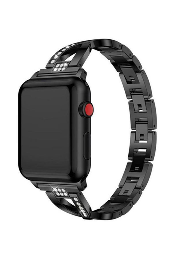 LNKOO Replacement Band For Apple Watch Series 1/2/3/4 40mm Black  - Image 3