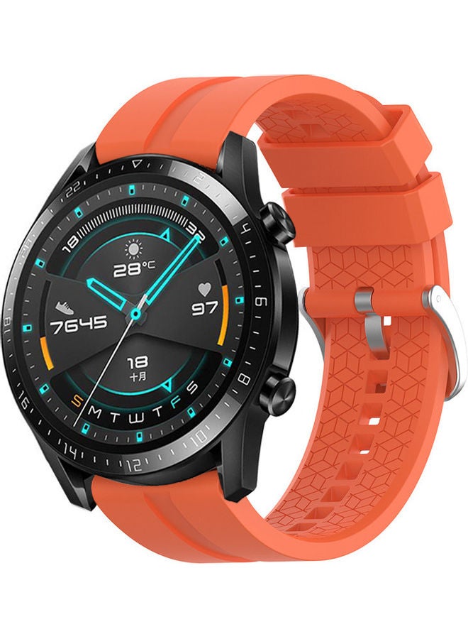 22mm Replacement Strap For Huawei Watch GT 2 Orange - Image 3