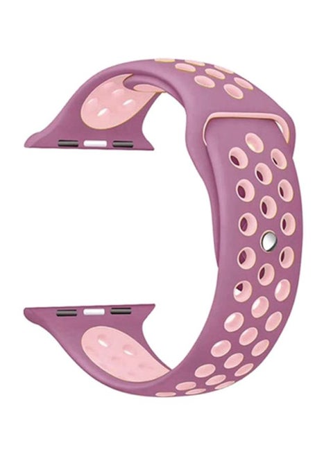 Silicone strap for Apple Watch Band Purple/Pink