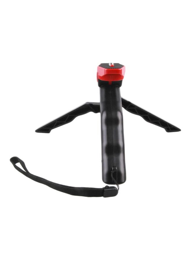 ANDOER - 2-In-1 Mini Portable Folding Tripod Stand Black/Red - Image 1