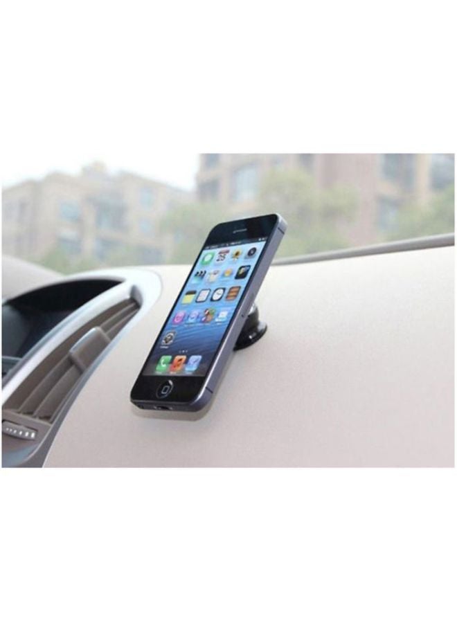 مارجون حامل كرة مغناطيسية لتثبيت الهاتف المحمول بالسيارة أسود/فضي - Image 2