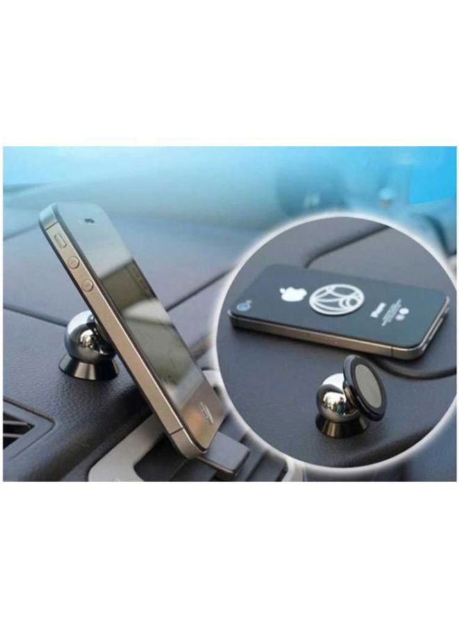 مارجون حامل كرة مغناطيسية لتثبيت الهاتف المحمول بالسيارة أسود/فضي - Image 5