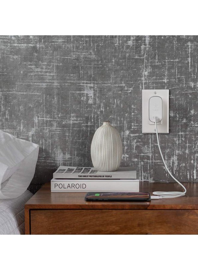 بيلكين كابل شحن بوست تشارج بمنفذ USB-C مع موصل Lightning أبيض - Image 5