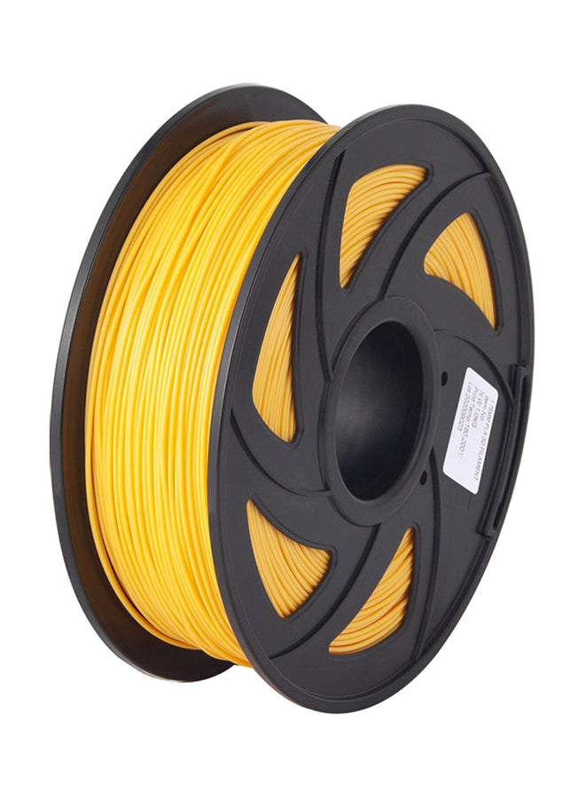 Aibecy Normal PLA 3D Printer Filament Eco-Friendly Printing Consumables 1.75mm Diameter 1kg(2.2lbs) Spool Dimensional Accuracy +/- 0.05mm Yellow - Image 1