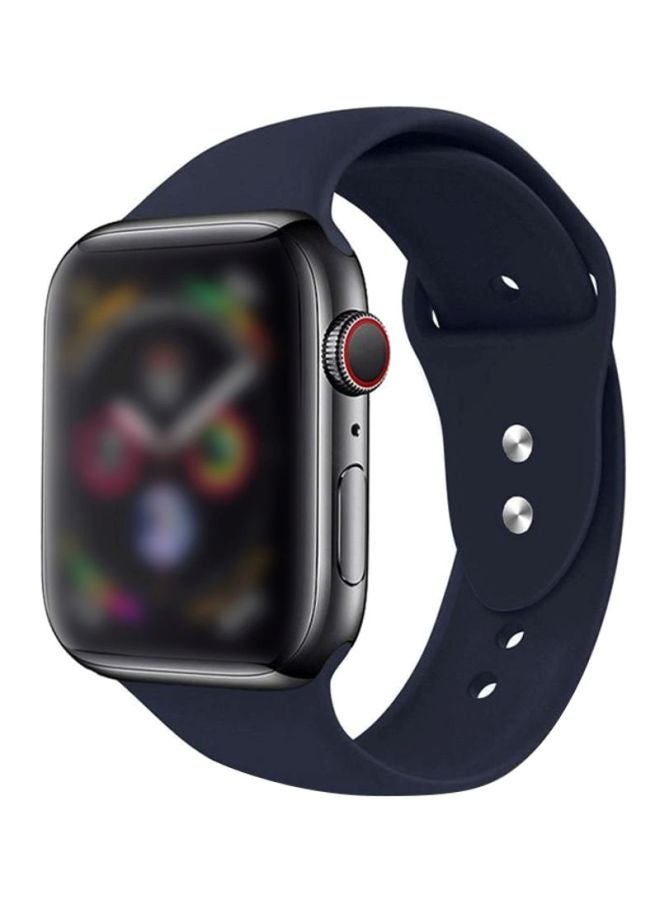 لنكوو سوار بديل لساعة أبل سيريس 1/2/3/4 قياس 40 مم أزرق - Image 1