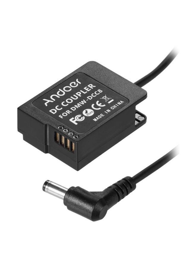 ANDOER DC Coupler Power Adapter For Camera Black - Image 3