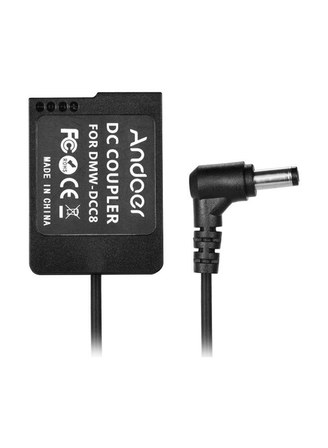 ANDOER DC Coupler Power Adapter For Camera Black - Image 4