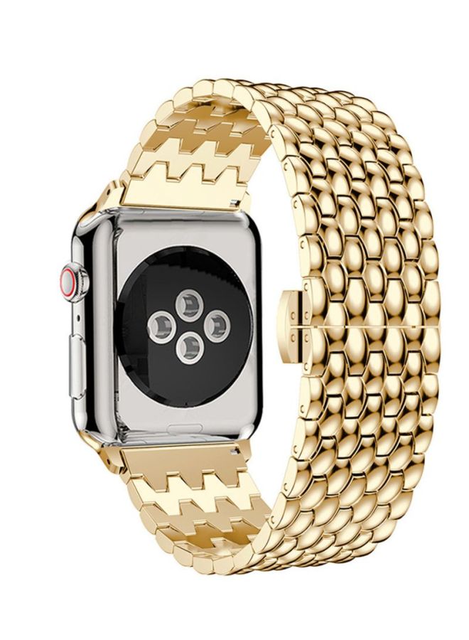 Voberry Replacement Band For Apple Watch Series 4 40mm Gold - Image 3