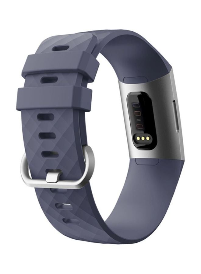 Voberry Replacement Strap Band For Fitbit Charge 3 Grey - Image 3