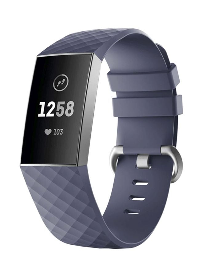 Voberry Replacement Strap Band For Fitbit Charge 3 Grey - Image 4