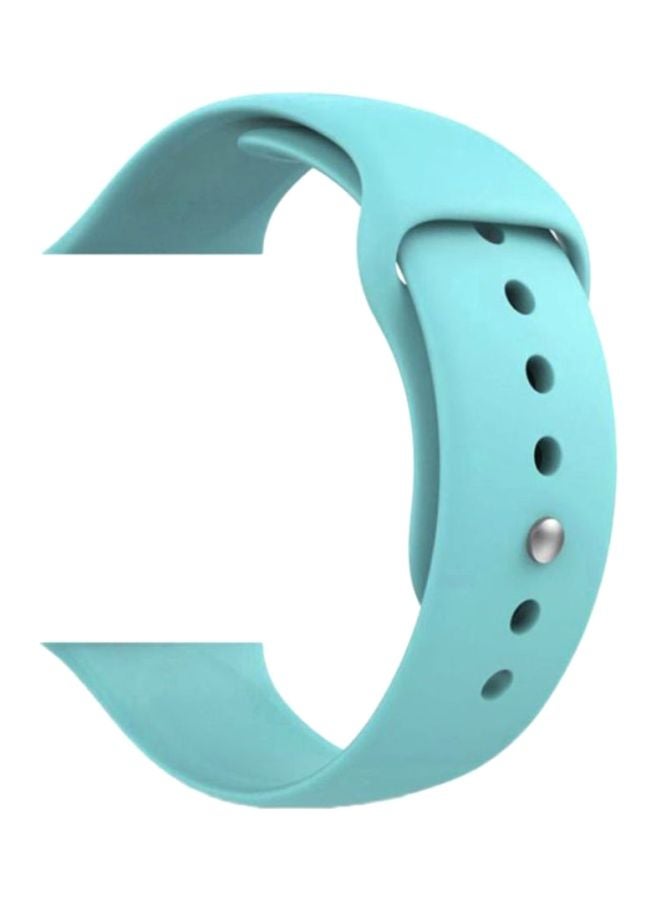 MARGOUN - Replacement Band For Apple Watch 42/44mm Light Blue - Image 1