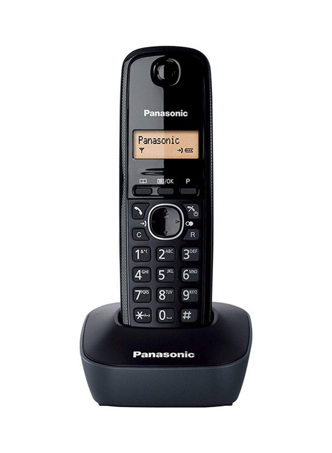 Panasonic Kx-Tg1611 Digital Cordless Telephone Black  - Image 1