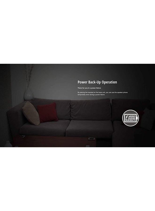 Panasonic Hands-Free Cordless Phone Black - Image 4