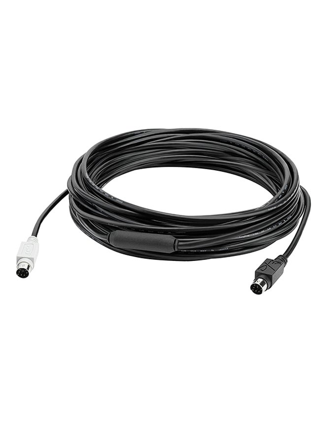 Logitech Group Extended Cable Black/White/Silver  - Image 1
