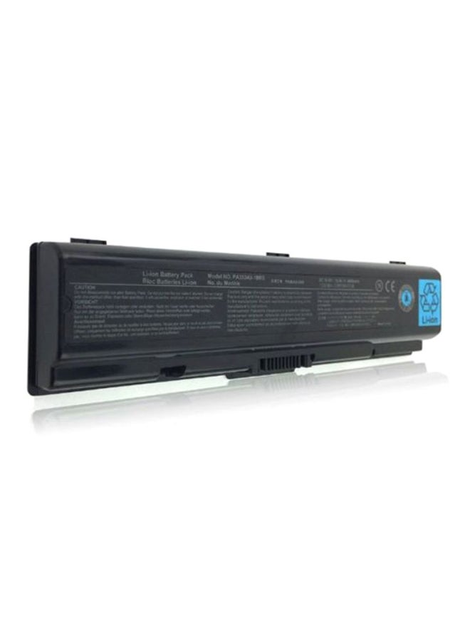 4400.0 mAh Battery Toshiba Laptop Black