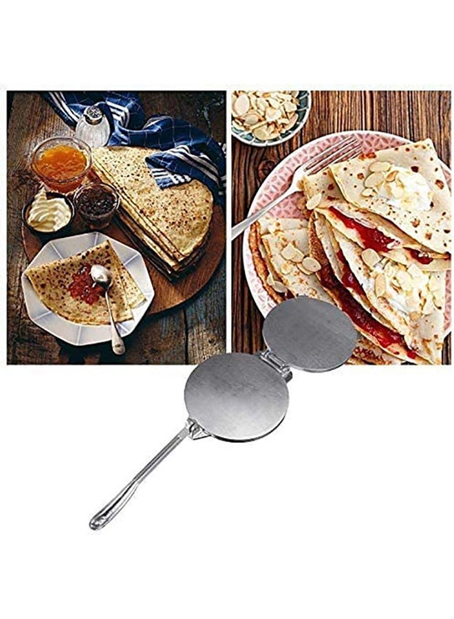 اي ار تي سي مكبس ألومنيوم لصنع التورتيلا والتاكو فضي 20x20x5سم - Image 3