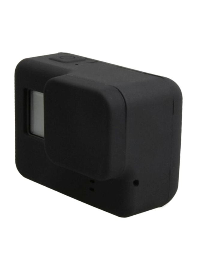 Ozone Protective Soft Silicone Case With Lens Cap Cover For GoPro HERO5 Sports Action Camera Black  - Image 3