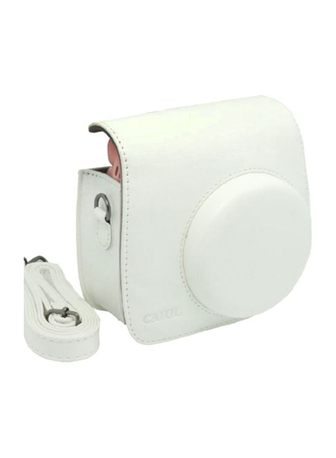 FUJIFILM - Instax Mini 8 PU Leather Camera Case Bag White - Image 1