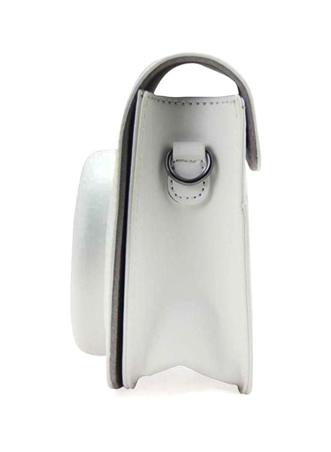 FUJIFILM - Instax Mini 8 PU Leather Camera Case Bag White - Image 1